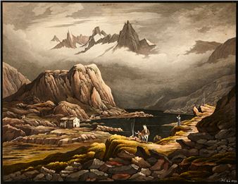 Hospice Grimsel - Monogrammiert "h. G."