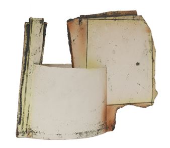 a slab-built vase - John Higgins