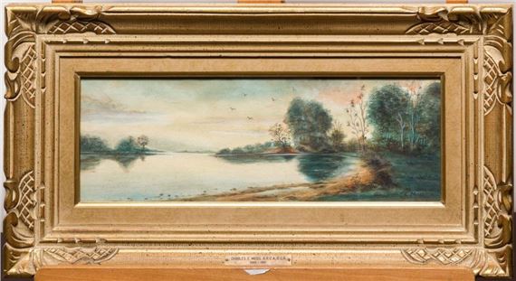 Charles Eugene Moss | riverscape | MutualArt