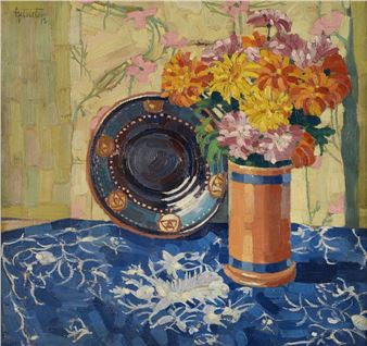 Stilleven met bloemen - Franz Geissel