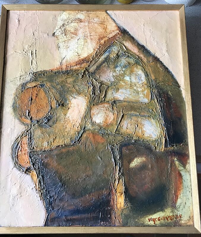 Artwork by Vincent Verde, Hvilepause, Made of Oil on canvas