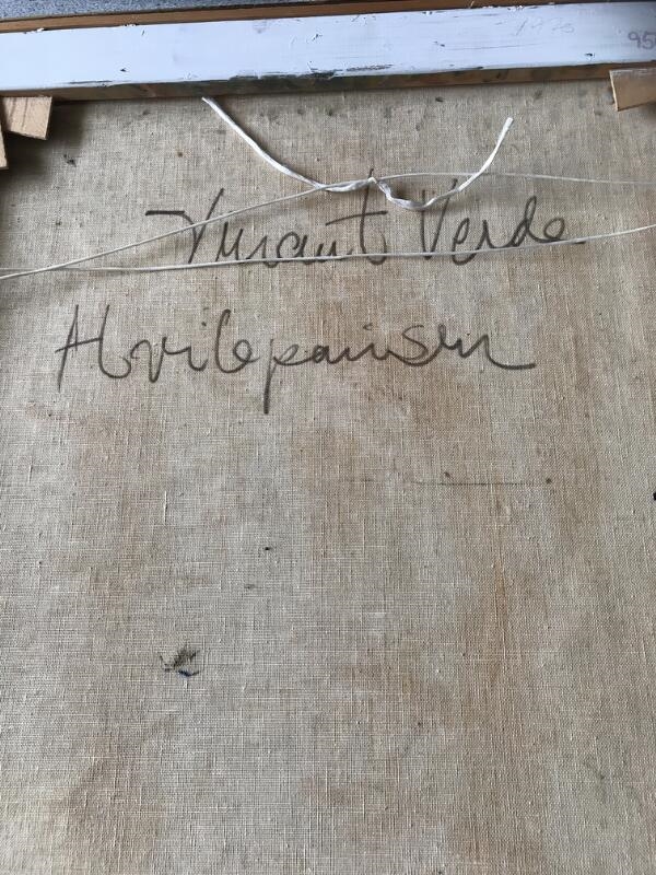 Artwork by Vincent Verde, Hvilepause, Made of Oil on canvas