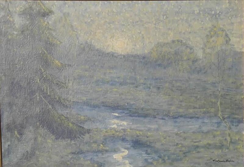 Artwork by Carl Nordstrom, Landscape, Made of Oil on canvas