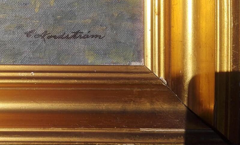 Artwork by Carl Nordstrom, Landscape, Made of Oil on canvas