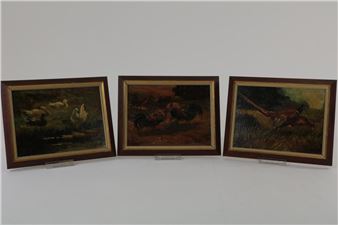 3, fazanten, hanen, eenden - J. van Harden