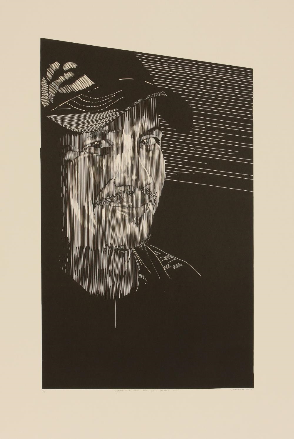 Artwork by Leroye Malaton, EVERYTHING YOU DO, Made of linocut