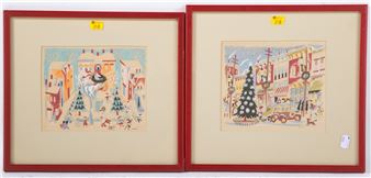 Two Winter Wonderland Scenes - Howard Mandel