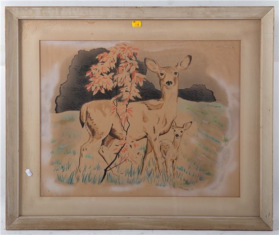 Doe and Fawn - Earle Nazar
