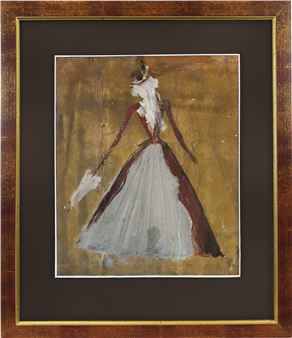 Costume design for staging I. Kalman's operetta "Maritsa" - Boris Ivanovich Volkov