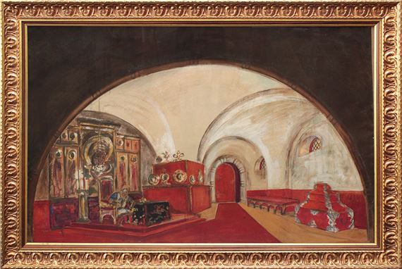 Chambers. Set design for N.A. Rimsky-Korsakov "Pskovityanka" by Fedor Fedorovich Fedorovsky, 1932