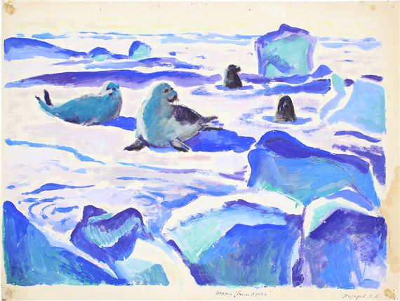 Seal holes by Konstantin Borisovich Nazarov, 1967