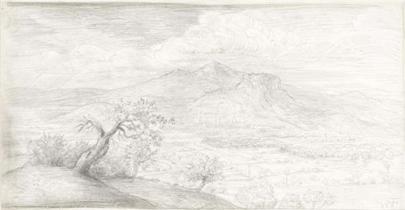 "Hegaulandschaft mit Singen und Hohentwiel" by Otto Dix, 1943