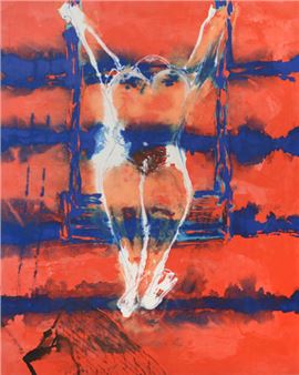 Ragazza in altalena - Edmundo Font