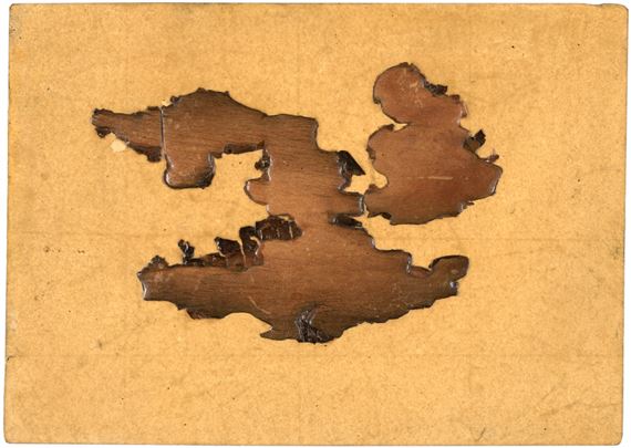 Rindenstücke by Hermann Glöckner, 1965