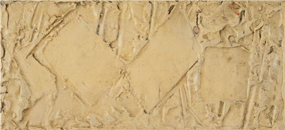 Drei Spachtelzüge in informellem Grund