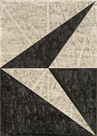 Keil nach links in Schwarz und Grau