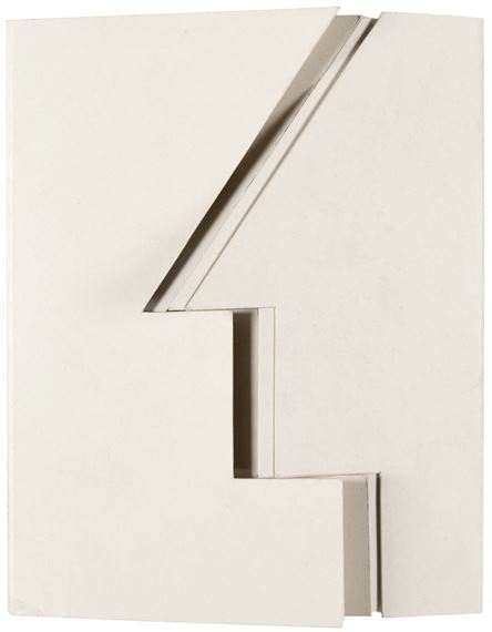 Doppelprofil (Weißes Karton-Faltobjekt)