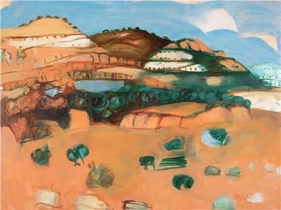 Südliche Landschaft by Dietmar Lemcke, 1966