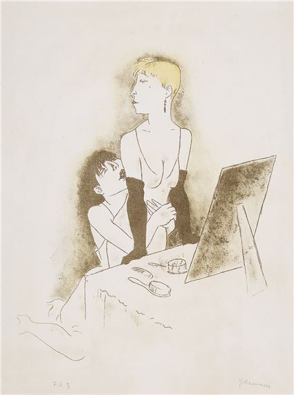 Eifersucht by Jeanne Mammen, Um 1930-32