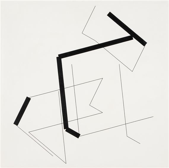 P-453 AX/8 by Manfred Mohr, 1991