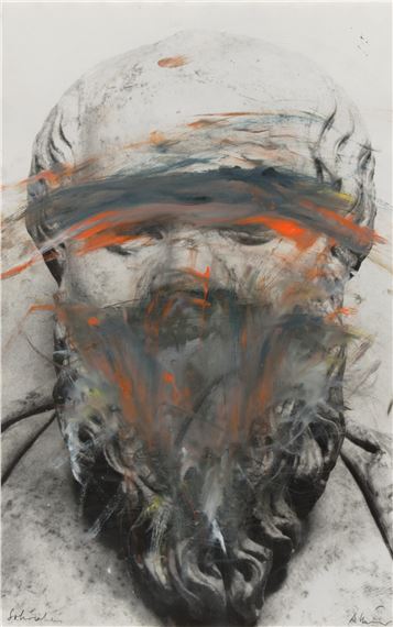 Sokrates by Arnulf Rainer, 1976