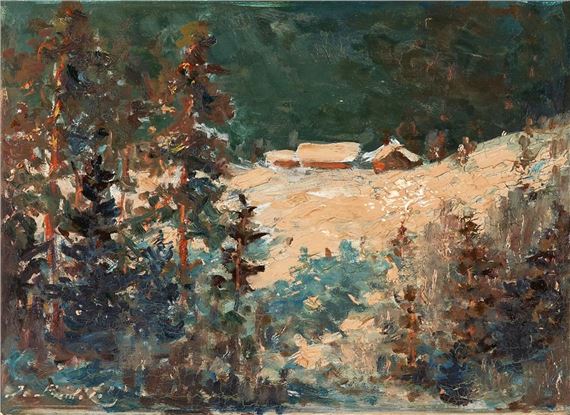 Winter in the Alps by Joseph Preiditis, circa1940