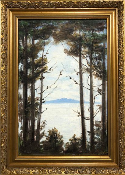 MAHURANGI RIVER FROM BROWN'S BAY by Bessie Kendon, 1972