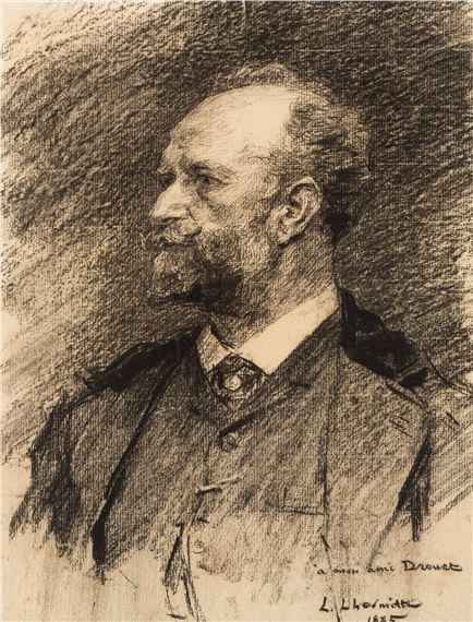 Portrait of the sculptor Charles Drouet by Léon-Augustin L'Hermitte, 1885