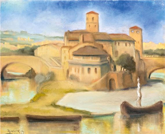 Tiberis-sziget by Willy Bokor, 1927