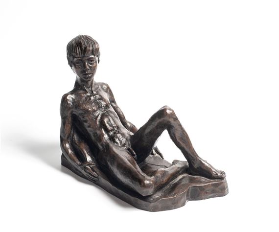 Neil Godfrey | Young man lying down | MutualArt