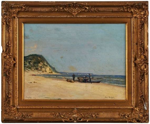 Max Rabes | Strandszene (1916) | MutualArt