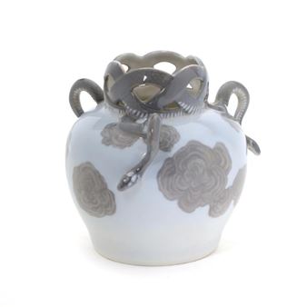 A Danish Art Nouveau porcelain vase - Jacob Aall Heuch