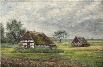 Gehöft auf Rügen - Hedwig Von Germar