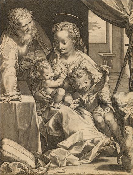 The Holy Family or 'Madonna del Gatto' by Federico Barocci, 1577