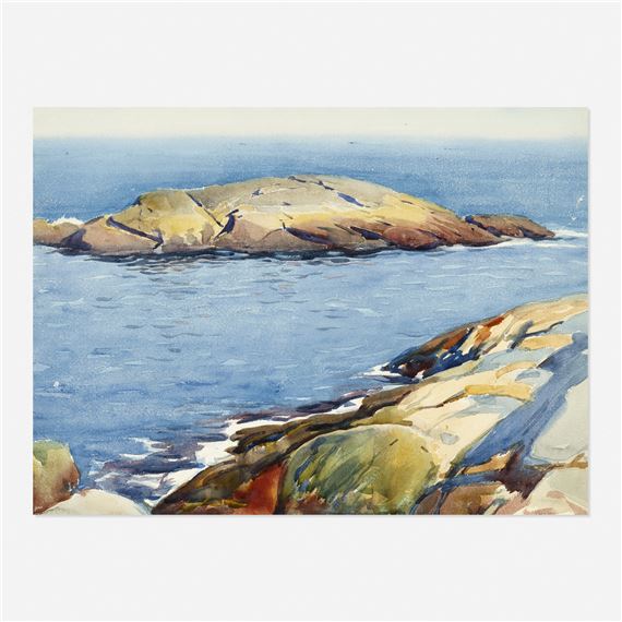 Calm Surf, Norton's Ledge, Monhegan by Sears Gallagher