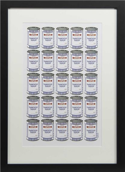 Banksy | TESCO VALUE TOMATO SOUP CANS | MutualArt