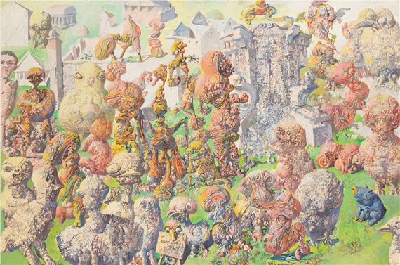 Untitled by Miodrag Djuric Dado, dated 1960