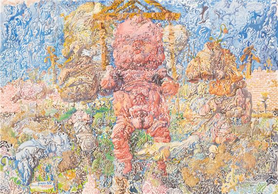 Untitled by Miodrag Djuric Dado, dated 62