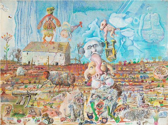 Untitled by Miodrag Djuric Dado, dated 63