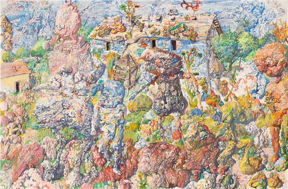 Untitled by Miodrag Djuric Dado, dated 62