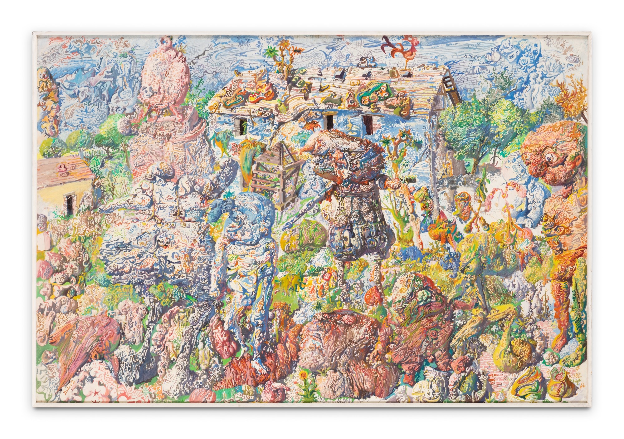 Artwork by Miodrag Djuric Dado, Untitled, Made of oil on canvas