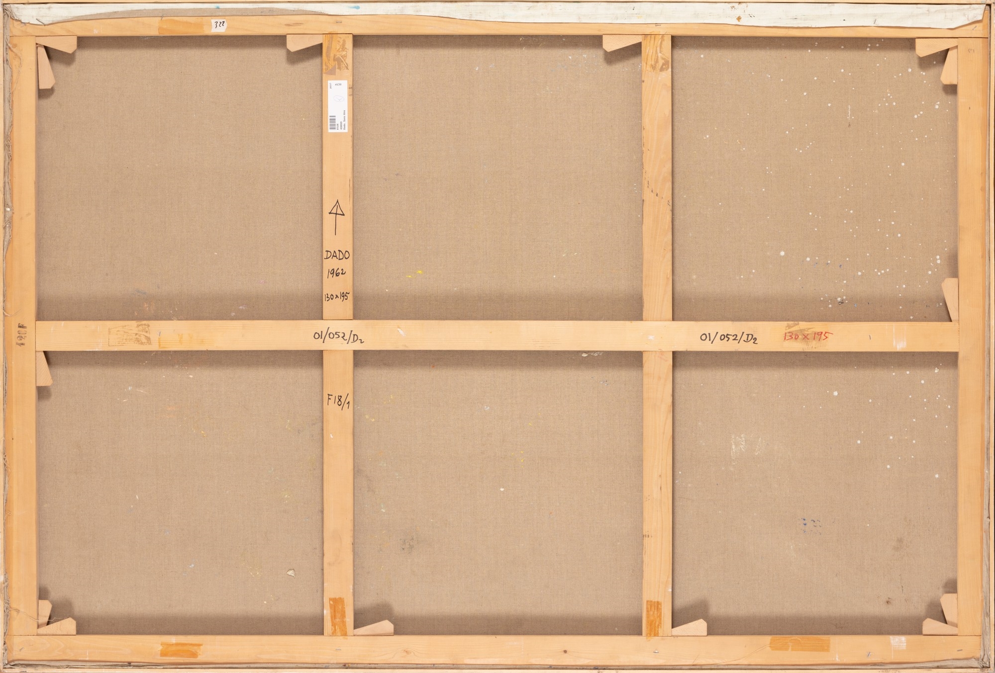 Artwork by Miodrag Djuric Dado, Untitled, Made of oil on canvas