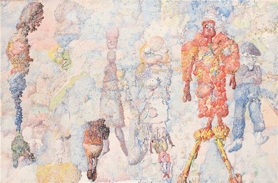 Untitled by Miodrag Djuric Dado, dated 61