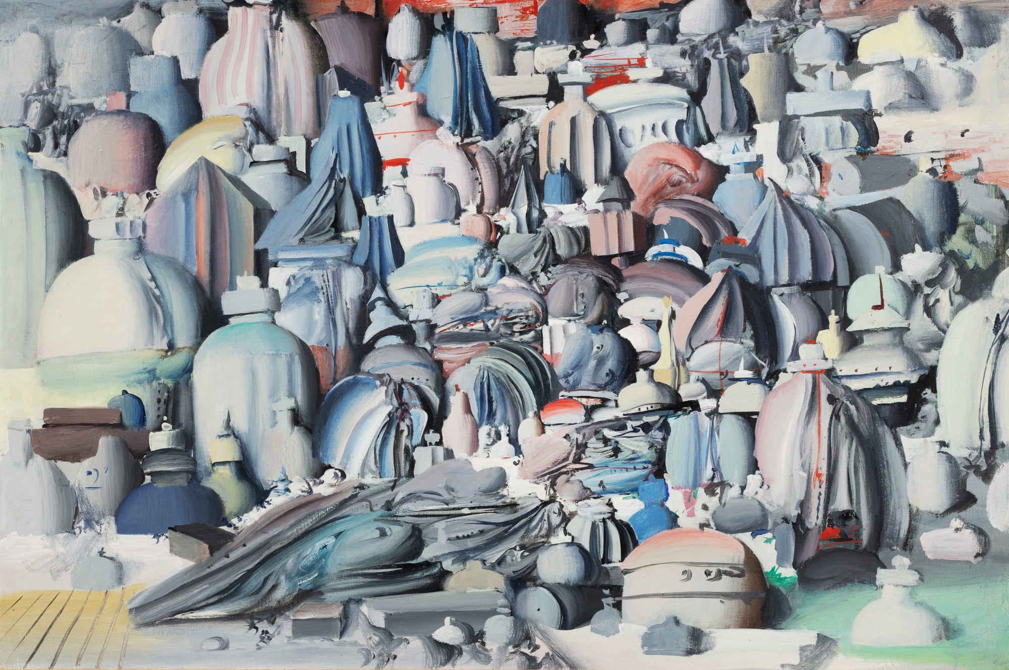 Artwork by Miodrag Djuric Dado, Untitled, Made of oil on canvas