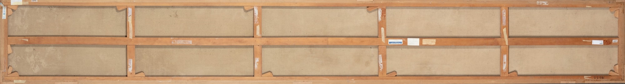 Artwork by Miodrag Djuric Dado, Bowery, Made of oil on paper laid on board