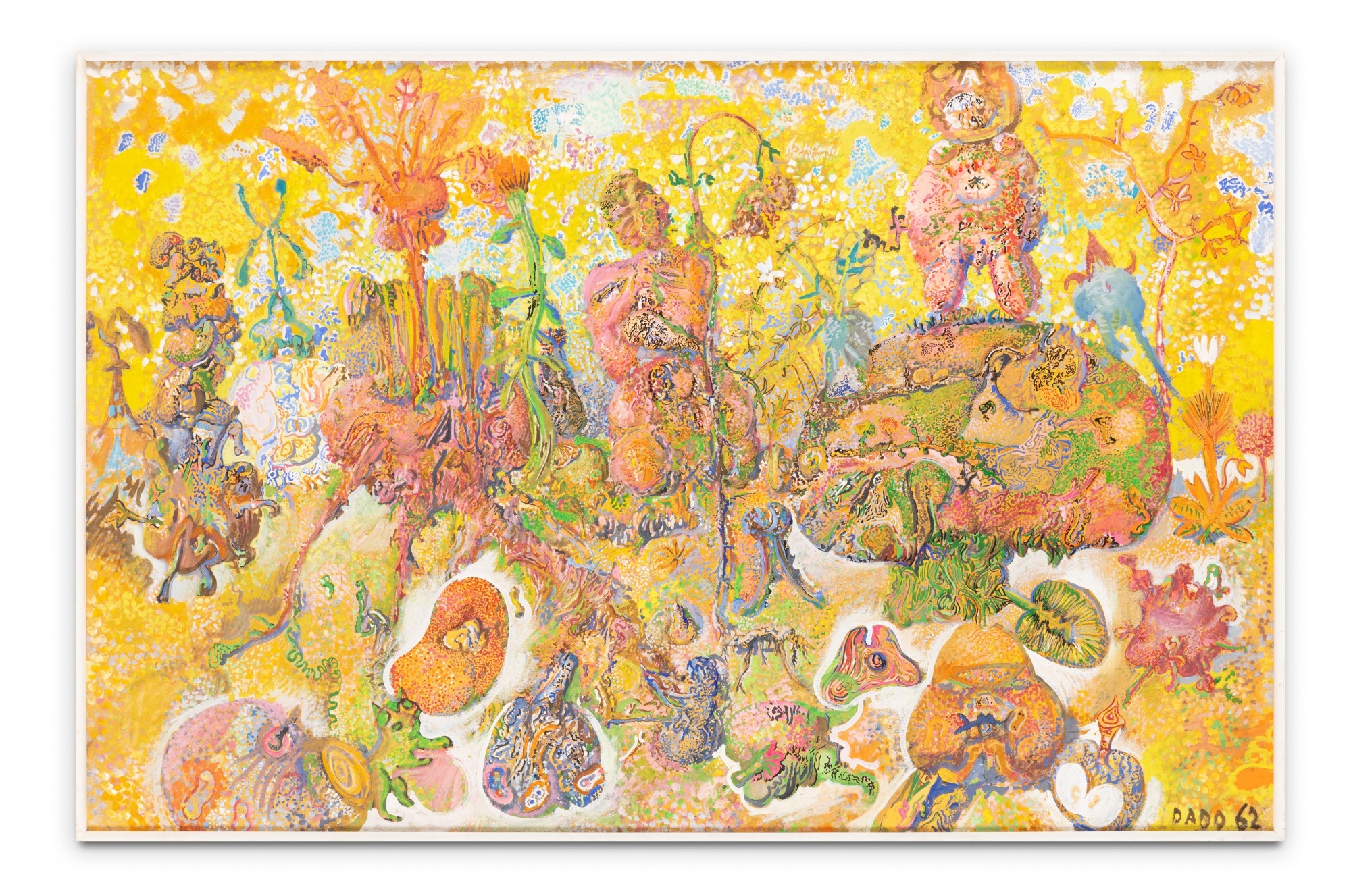 Artwork by Miodrag Djuric Dado, Untitled, Made of oil on canvas