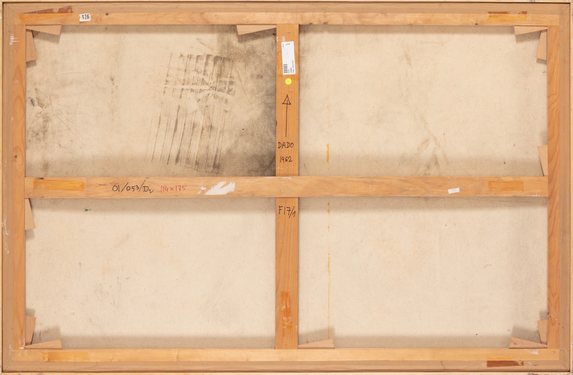 Artwork by Miodrag Djuric Dado, Untitled, Made of oil on canvas