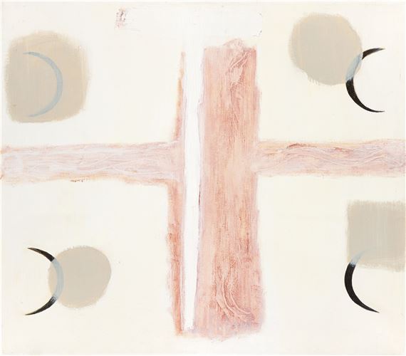 studie voor maans-verduistering - study for eclipse of the moon by Marc Maet, 1988