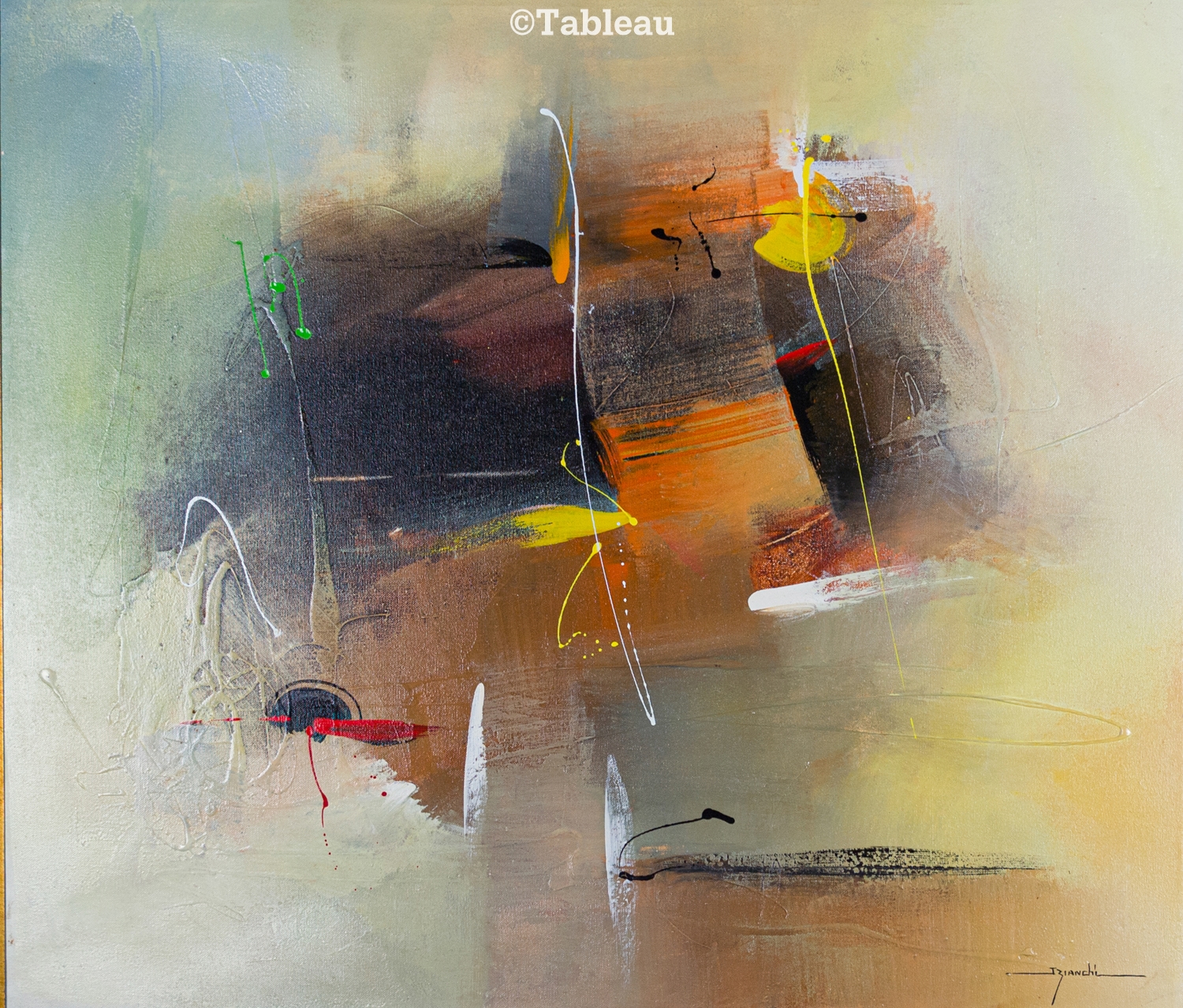 Artwork by J. Bianchi, Composição, Made of acrylic on canvas