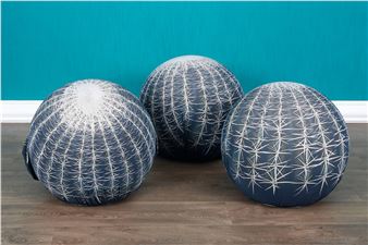 3 poufs Tattoo Cactus - Maurizio Galante